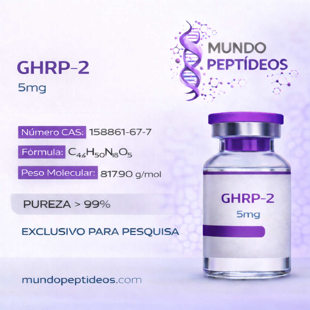 GHRP-2 5mg - Estimule o Crescimento e Aumento Muscular +Diluente (Genpharma)