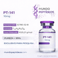 PT-141 10mg - Aumento de Libido e Desempenho Sexual +Diluente (Genpharma)