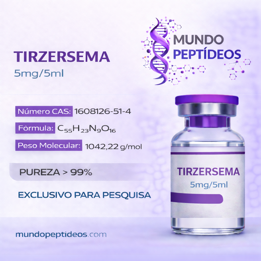Tirzesema 5mg Tirzepatide + Semaglutide (Emagrecimento) Genpharma