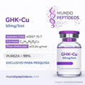 GHK-Cu 50mg - Cicatrização, Anti-idade e Crescimento Capilar