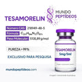 Tesamorelin 5mg - Peptídeo para Estimular Hormônio do Crescimento (GH)