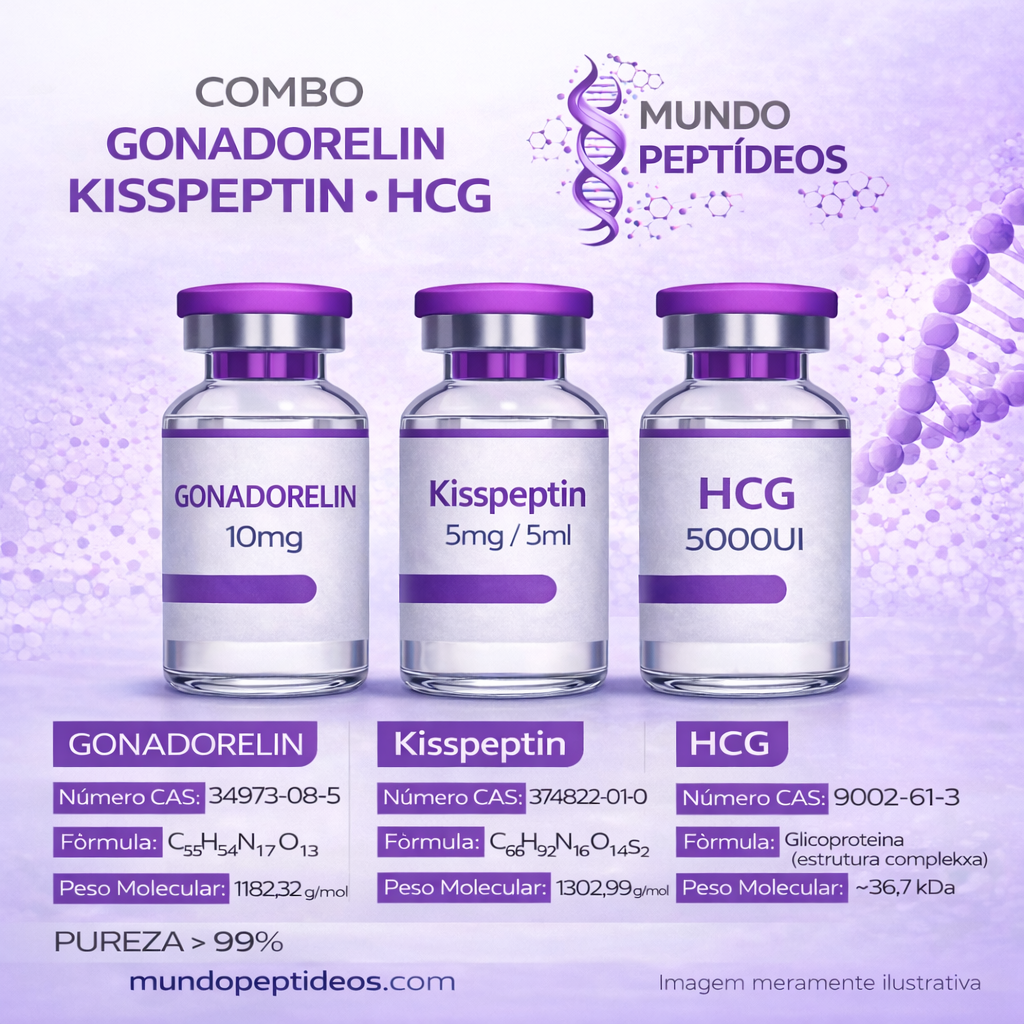 Combo Ativador do Eixo Hormonal - HCG, Gonadorelina e Kisspeptina