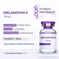 Melanotan-2 10mg - Bronzeado Rápido e Natural +Diluente (Genpharma)