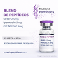 Blend CJC-1295, Ipamorelin, GHRP-2 - Aumento de Massa Muscular e Energia +Diluente (Genpharma)