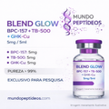 Blend Glow Reparador de Lesões: BPC-157 5mg, TB-500 5mg e GHK 5mg (Genpharma)