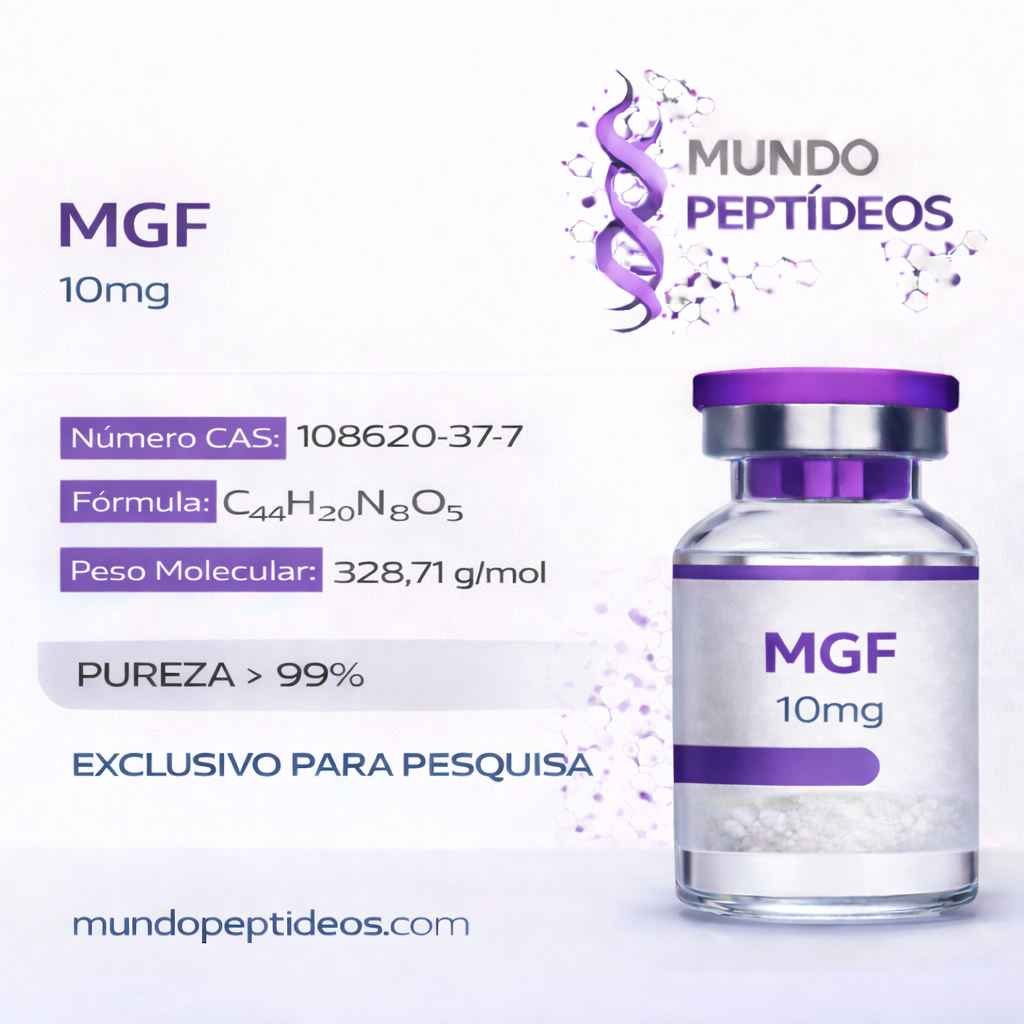 MGF 10mg - Estímulo Potente para Ganho Muscular e Performance +Diluente (Genpharma)