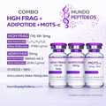 Combo Metabólico - HGH Frag 5mg + Adipotide 10mg + MOTS-c 5mg (Genpharma) + Diluente