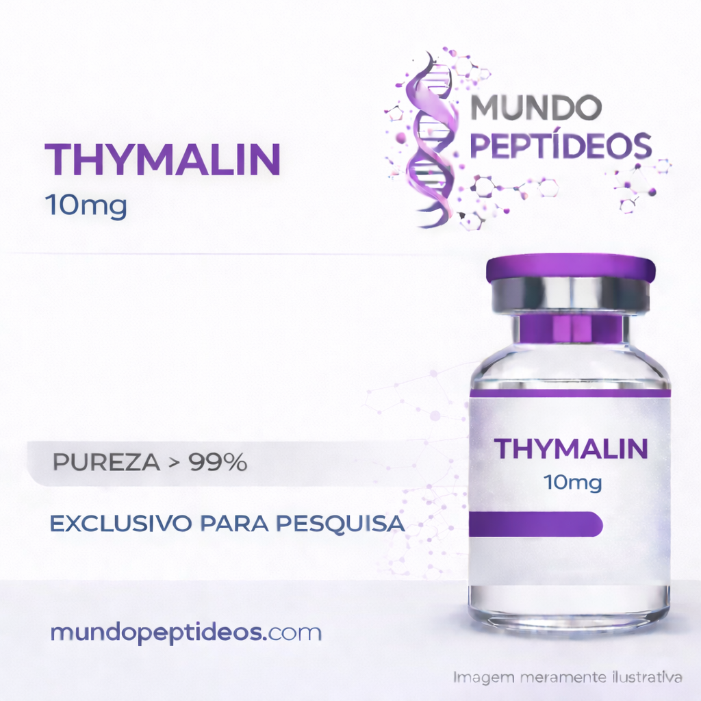 Thymalin 10mg - Fortalecimento Imunológico e Rejuvenescimento Celular +Diluente (Genpharma)