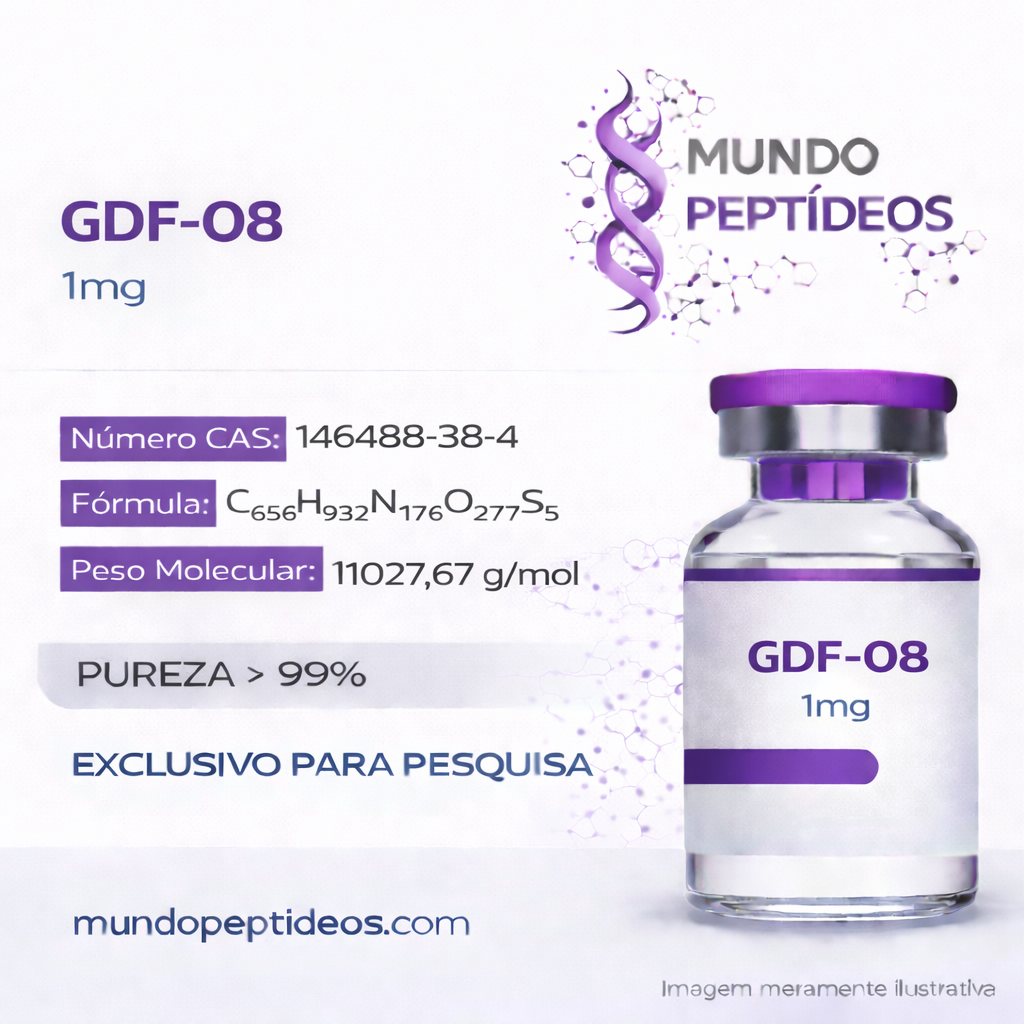 GDF-8 10mg - Acelerador de Massa Muscular e Força +Diluente (Genpharma)
