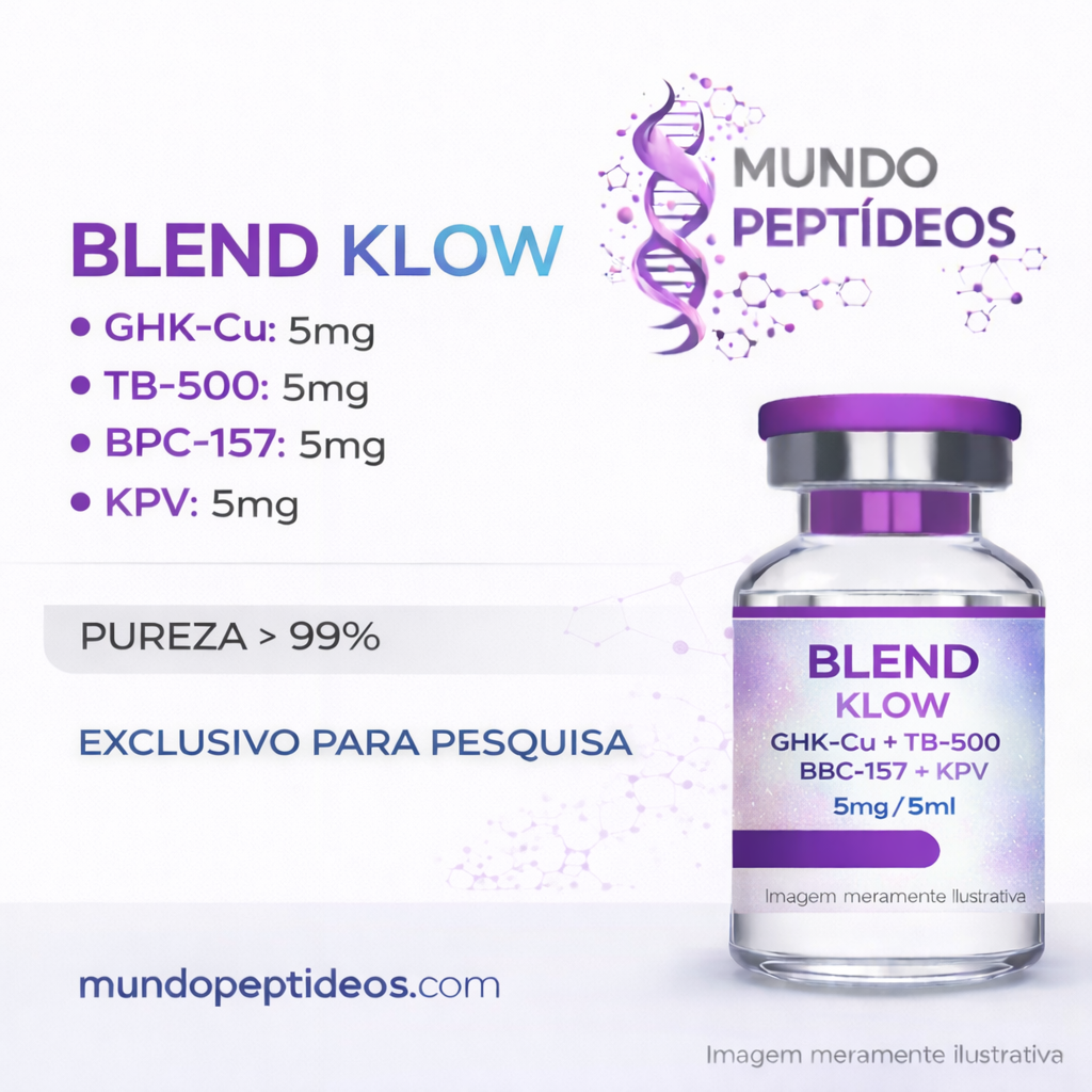 Blend Recovery Klow KPV + BPC-157 + TB-500 + GHK ( Reparador de Lesão )